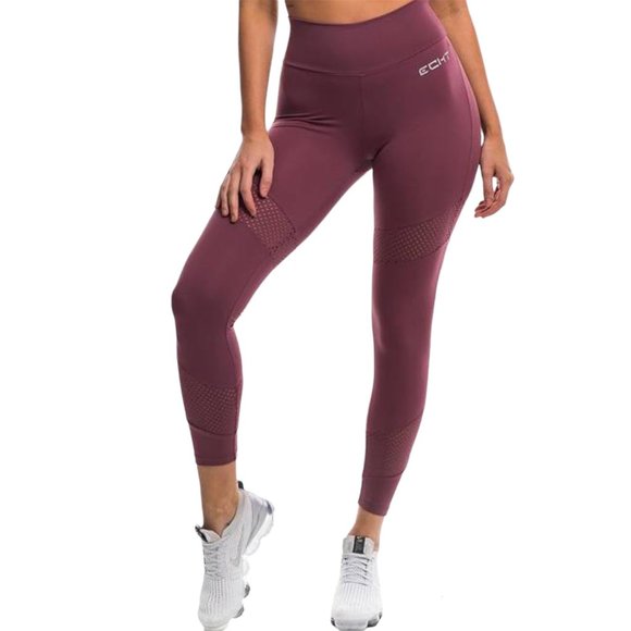 ECHT Dusty Berry High Waisted 7/8 Enforce Leggings Size Medium - Picture 1 of 15